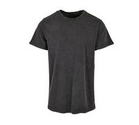 T-shirt dÃ©colorÃ© col rond Build Your Brand Acid Noir M