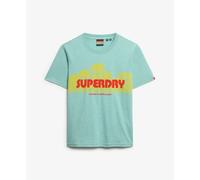 T-shirt dÃ©contractÃ© Ã rayures femme Superdry Vert L