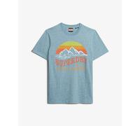 T-shirt dÃ©contractÃ© classique Superdry Great Bleu L