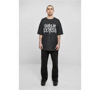 T-shirt dÃ©lavÃ© 9N1M SENSE Noir S