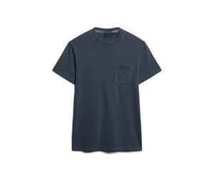 T-shirt dÃ©lavÃ© Ã poche Superdry Essential Bleu L