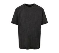 T-shirt dÃ©lavÃ© Merchcode Love Yourself First Acid Oversized Noir S