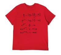 T-shirt Dad's Late-Night Formula - Chemise sarcastique parentale - Haut en coton doux, Rouge, M