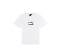 T-shirt Daily Paper Dias Stacked Blanc S