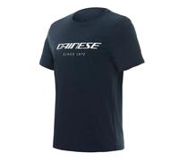 T-Shirt Dainese Essence Wordmark Carbone Girocollo Estival Manches Courtes