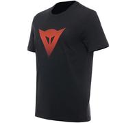 T-Shirt DAINESE LOGO noir-rouge fluo XL