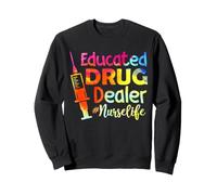 T-Shirt d'allaitement pour infirmière avec Battement de cœur Sweatshirt