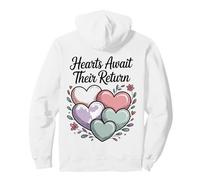 T-Shirt d'amour et d'affection Hearts Await Their Return Sweat à Capuche