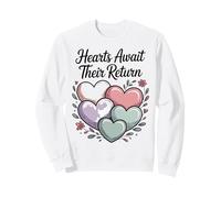 T-Shirt d'amour et d'affection Hearts Await Their Return Sweatshirt