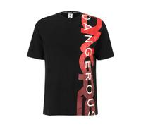Dangerous DNGRS T-Shirt 'Hyena' rouge / noir / blanc, Taille S