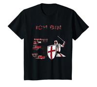 T-shirt d'anniversaire 5 ans garçon chevalier cadeau d'anniversaire T-Shirt
