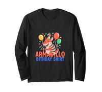T-Shirt d'anniversaire Armadillo - Rétro Vintage Sunset Teinette Manche Longue