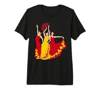 T-Shirt Danseurs de Flamenco T-Shirt Haut de Gamme