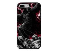 T-Shirt d'art d'horreur Gothique foncé Grim Reaper Scythe Fallen Angels Coque pour iPhone 7 Plus/8 Plus