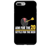T-Shirt Darts Aim for The 20 Settle for Beer Thrower Coque pour iPhone 7 Plus/8 Plus