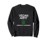 T-Shirt d'athlète végétalien avec Inscription « Vegan Army Warriors of Compassion Proud » Sweatshirt
