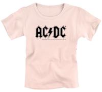 T-shirt de AC/DC - Metal-Kids - Logo - 116 à 164 - pour filles - rose clair 10 Ans