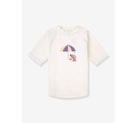 T-shirt de bain bébé manches courtes blanc 24/36M(86/97)