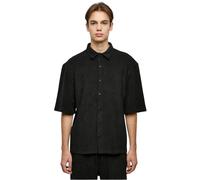 Urban Classics Boxy Towel Short Sleeve Shirt Noir M Homme