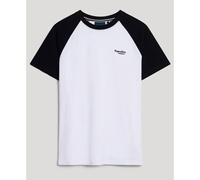 Superdry Essential Logo Baseball Short Sleeve T-shirt Blanc 2XL Homme