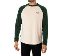 Superdry Essential Logo Baseball Long Sleeve T-shirt Blanc 2XL Homme