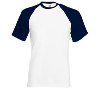 T-shirt de baseball Fruit Of The Loom, manches raglan en contraste, (BC327)
