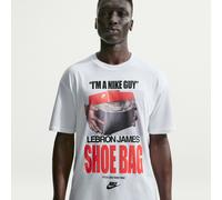 T-shirt de basket Nike LeBron « Shoe Bag » pour homme Blanc 3XL
