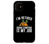 T-Shirt de Camping pour Les Jeunes retraités Camping is My Job Coque pour iPhone 11