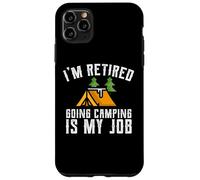 T-Shirt de Camping pour Les Jeunes retraités Camping is My Job Coque pour iPhone 11 Pro Max
