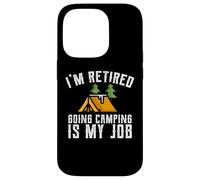 T-Shirt de Camping pour Les Jeunes retraités Camping is My Job Coque pour iPhone 14 Pro