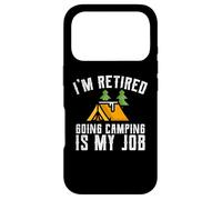 T-Shirt de Camping pour Les Jeunes retraités Camping is My Job Coque pour iPhone 17 Pro