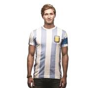 T-shirt de capitaine Argentine Blanc M Male
