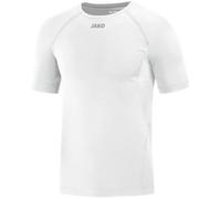 T-shirt de compression Jako 2.0 pour homme - Blanc - Manches courtes - Respirant XL
