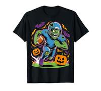 T-Shirt de Costume de Joueur de Zombie de Football pour Halloween T-Shirt
