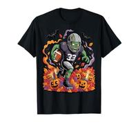 T-Shirt de Costume de Joueur de Zombie de Football pour Halloween T-Shirt