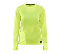 T-shirt de course à manches longues Craft PRO Hypervent jaune pour femme L