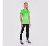 T-Shirt de Course Femme Joma Elite VII - Vert Fluo - Manches Courtes - Respirant XL