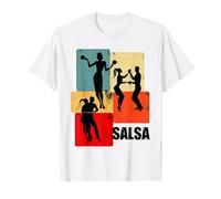 T-shirt de danse salsa pour danseuse de salsa | Salsa rétro pour femme T-Shirt