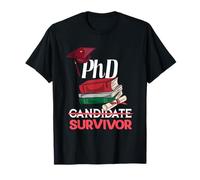 T-shirt de doctorat - Cadeaux de remise de diplôme - PhD Survivor T-Shirt