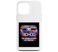 T-Shirt de Fan de The World Stops We Watch 90 Minutes Soccer 2026. Coque pour iPhone 13 Pro Max
