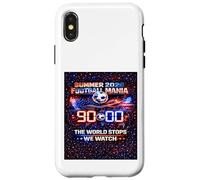 T-Shirt de Fan de The World Stops We Watch 90 Minutes Soccer 2026. Coque pour iPhone X/XS