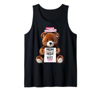 T-shirt de fête des mères pour maman, motif ours mignon. Débardeur