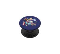 T-Shirt de fête Love Retro Mixtape 80's Blank This is My 80s 90's PopSockets PopGrip Adhésif