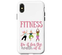 T-Shirt de Fitness Amusant pour Personnes âgées Coque pour iPhone X/XS