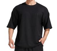 T-shirt de fitness pour homme - Printemps et automne - Version ample - Pour la course à pied, le basket-ball, le fitness - Pour l'extérieur, la gym, le sport, la vie quotidienne, Noir , XL