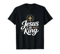 T-Shirt de Foi chrétienne de Pâques Jésus est Roi T-Shirt