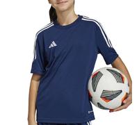 T-shirt De Football À Manches Courtes Bleu 9/10A
