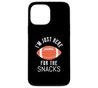 T-Shirt de Football avec Inscription « I'm Here for The Snacks » Coque pour iPhone 13 Pro Max