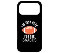 T-Shirt de Football avec Inscription « I'm Here for The Snacks » Coque pour iPhone 17 Pro Max