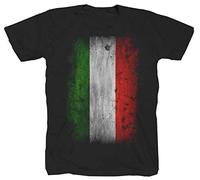T-shirt de football italien Mafia Milan Venise Rome Milan Ultras - Noir - Noir - Medium